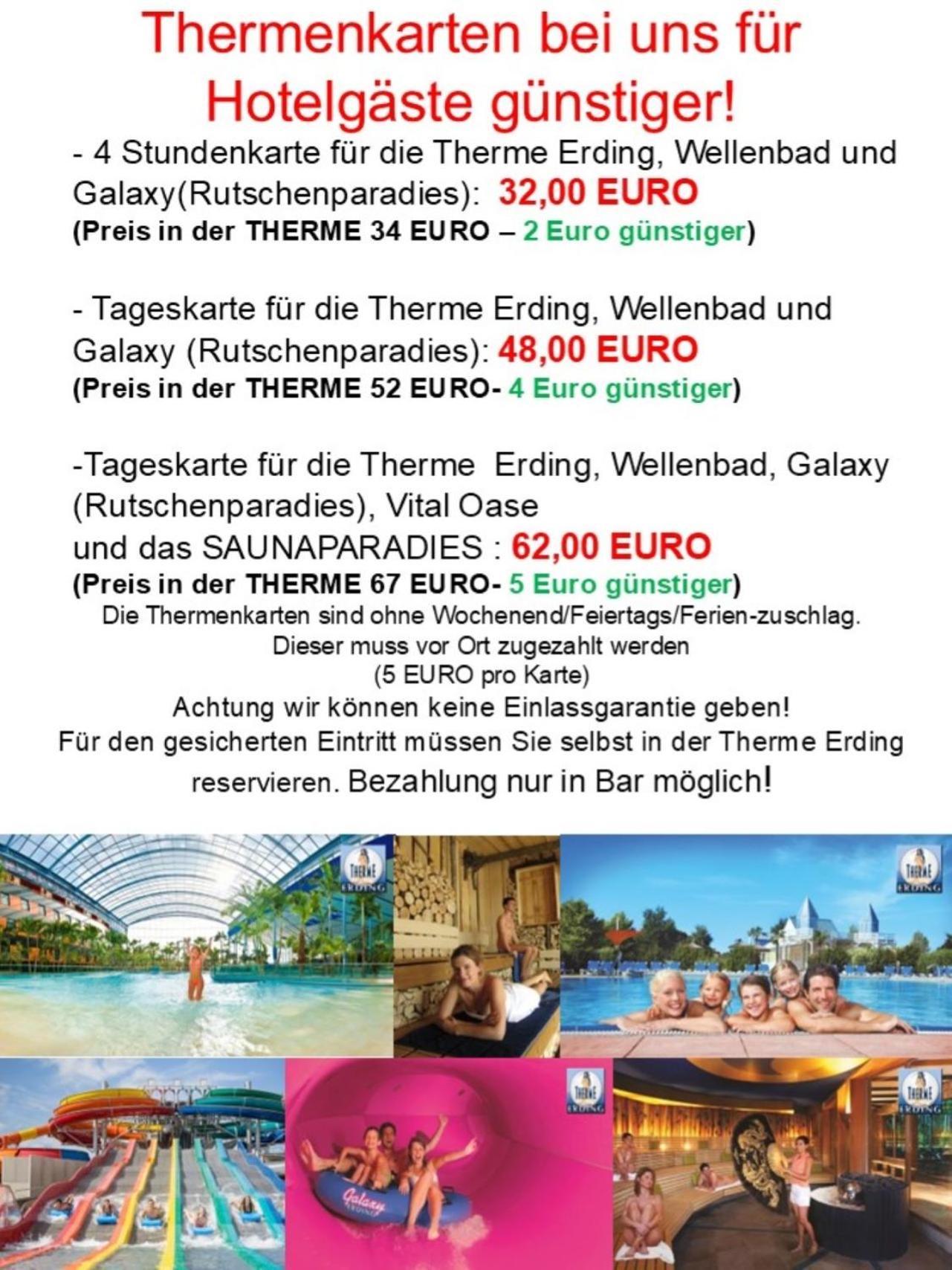 Familienhotel Nahe Der Therme Erding Eksteriør bilde